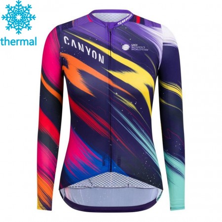 Maglia 2020 Canyon-SRAM Donna Winter Invernale N001 Maglia 2020 Canyon-SRAM Donna Winter Invernale N001